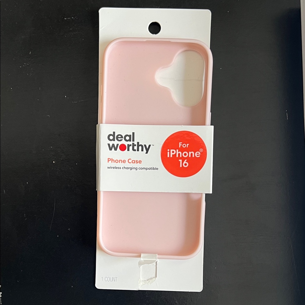 Apple iPhone 16 Case - dealworthy Pink